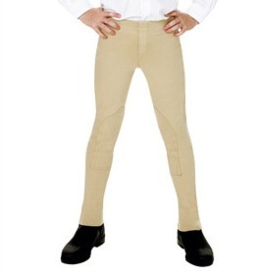Just Joddies Kids Low Rise Pull On Jodhpur (Beige)