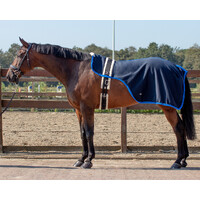 QHP Lunging Rug Florence - Navy