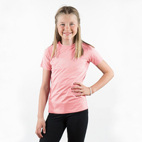 Horze Abbie Kids T-Shirt - Powder Pink - Size: 11-12yrs Only