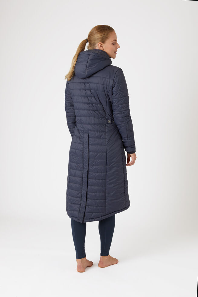 Long padded riding coat on sale