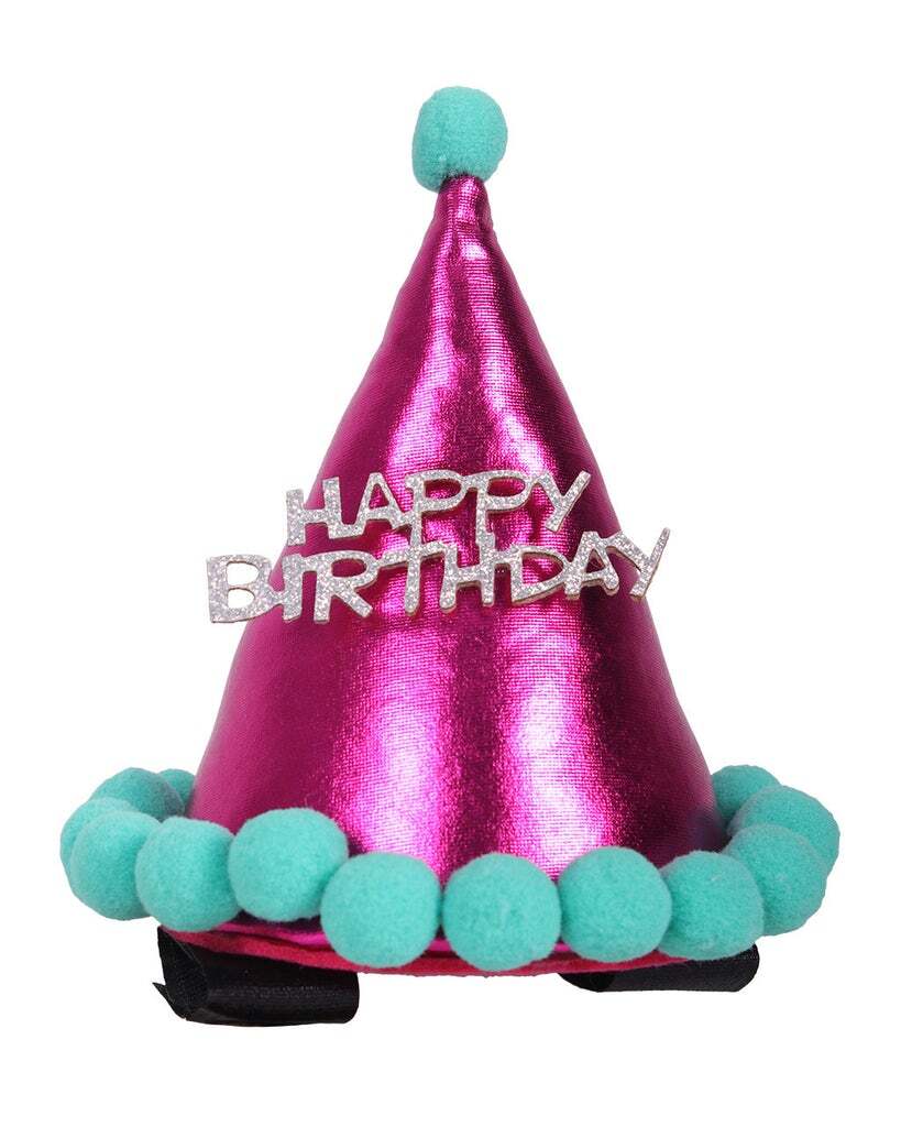 QHP Horse Birthday Hat - Fuchsia