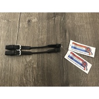 Leather Lip Strap - PONY BLACK