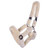 QHP Head collar Alaska- Cream/Grey