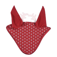 QHP Ear net Christmas Print Rudolf