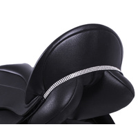 QHP Saddle Jewel Madelon Black/Silver