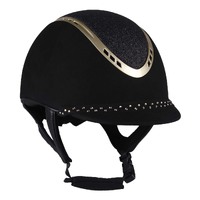 QHP Helmet Glitz - Black-Gold
