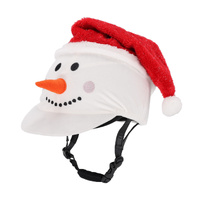 QHP Christmas Helmet Cover - Snowman