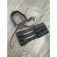 DeNiro Leather Spur Guards