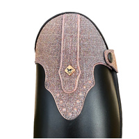 DeNiro Pink and Rose Gold America Long Boots