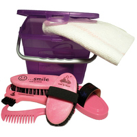 HAAS Children Grooming Box with contents - pink/purple