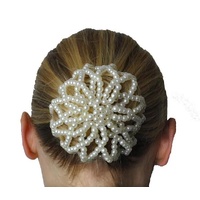 Hamag Pearl Hair Bun Net