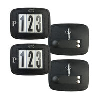 Hamag Pony Leather Bridle Number Holders (Pair)