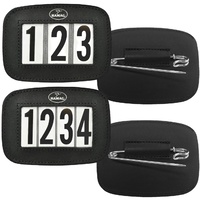 Hamag Leather Saddle Cloth Number Holders (Pair)