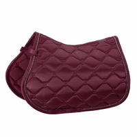 Eskadron Classic Sports Mattgloss Crystal All Purpose Saddle Pad - Rustic Red