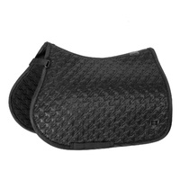 Eskadron Glitter Mesh All Purpose Saddle Pad - Black