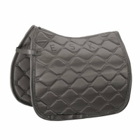 Eskadron Classic Sports Mattgloss Crystal Dressage Saddle Pad  - Steel Grey