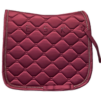 Eskadron Classic Sports Mattgloss Crystal Dressage Saddle Pad - Rustic Red