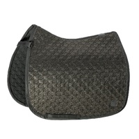 Eskadron Glitter Mesh Dressage Saddle Pad - Dark Olive