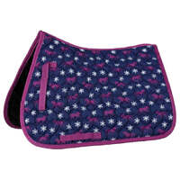 Horze Tucker Pony Saddle Pad - Arty Purple