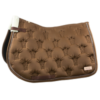 Horze Fairfax AP Saddle Pad - Full, Brown Robe