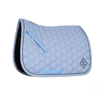 Horze Geometric Dressage Saddle Pad - Cashmere Blue