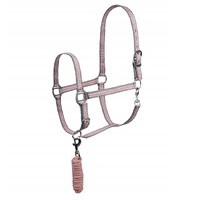 Horze Munich Halter & Lead Set - Rose Tan