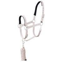 Horze Bari Halter & Lead Set - Peach Pink