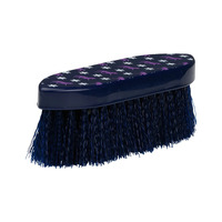 Horze Scout Dandy Brush - Blue Print Dark Blue/Arty Purple