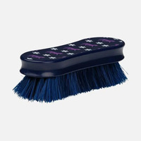 Horze Scout Face Brush - Blue Print Dark Blue/Arty Purple
