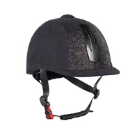 Horze Black Shimmer Supreme Triton Galaxy Helmet