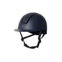 Horze Noir Riding Helmet with Sun Visor VG1 - Dark Navy - Size: 52-54 only