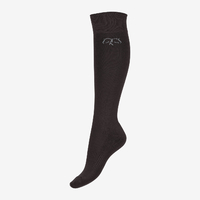 Horze Phoebe Bamboo Comfort Socks - After Dark Brown/ Vapor Grey