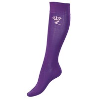 Horze Kids Bamboo Knee Socks - Gaudy Purple