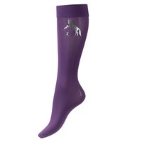 Horze Junior Thin Socks - Gaudy Purple