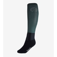 Horze Printed Knee socks with Thin Calf - Cilantro Green