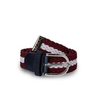 Horze Stretch Belt -  Anemone Dark Pink/ White