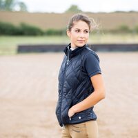 Horze Martina Ladies Lightweight Padded Vest - Navy - SIZE 6