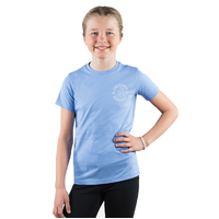 Horze Abbie Kids Unisex T-Shirt Powder Blue