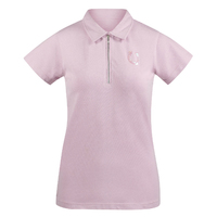 Horze Amy Ladies Cotton Pique Shirt - Dawn Purple