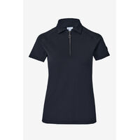 Horze Tiana Pique Short Sleeve Shirt - Dark Navy