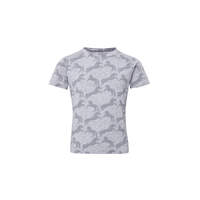 Horze Micky Kids Printed Organic Cotton T-Shirt - Ash Grey