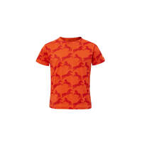 Horze Micky Kids Printed Organic Cotton T-Shirt - Mandarine Orange