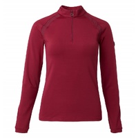 Horze Mia Women's Long Sleeve Training Shirt - Anemone Dark Pink
