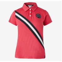 Horze Jessie Women's Polo Shirt - Rouge Red