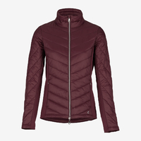 Horze Isla Women's Padded Hybrid Jacket- Eggplant Dark Purple