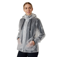 B Vertigo Remi Women's Transparent Rain Jacket - Size: 6-8 Aus