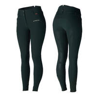 B Vertigo Women's Tiffany Full Seat Breeches - Silicone Grip - Scarab Green