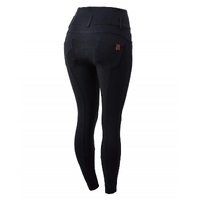 Horze Tara Ladies Silicone Full Seat Breeches - Dark Navy
