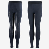 Navy Horze Madison Kids Silicone Tights