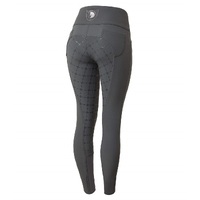 Horze Women's Desiree Full Seat Breeches - Charcoal Grey